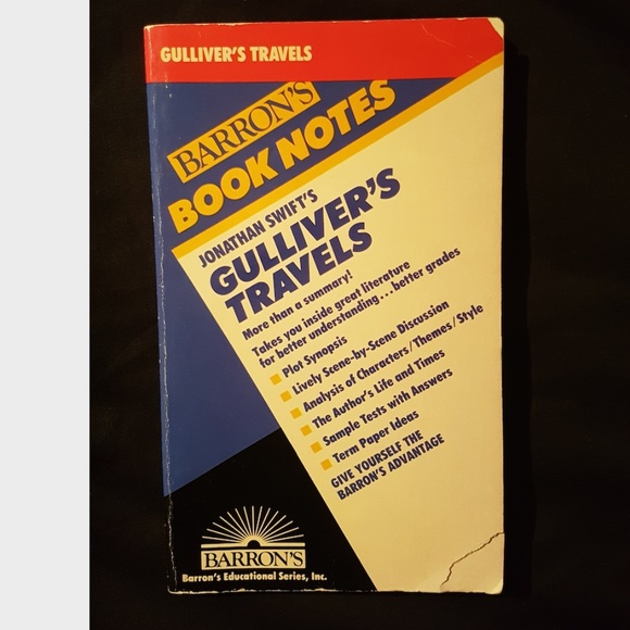 3 Books - "Gulliver's Travels" by Jonathan Swift + Max Notes + Barron's Notes - Picture 6 of 7